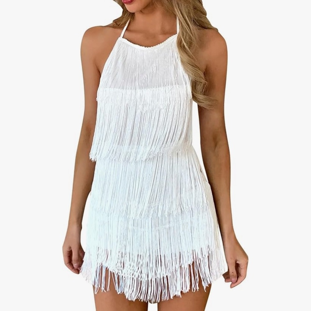 Fringe romper